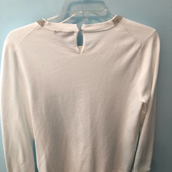 TOMMY HILFIGER Jeweled Neck Sweater - Picture 4 of 5